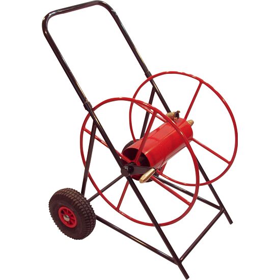 Hose reel hose car, designed for easy storage and mobility of irrigation hoses. Built with durable materials, it features sturdy wheels for smooth transportation and a reliable reel mechanism to neatly store and unwind hoses for efficient use